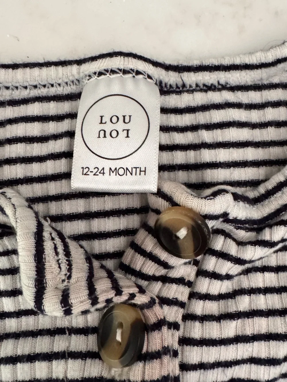 Lou Lou & Company Striped Henley Lounge Set 12-24M Baby Toddler